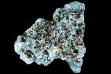 Light-Blue Shattuckite Specimen - Tantara Mine, Congo #111698-1